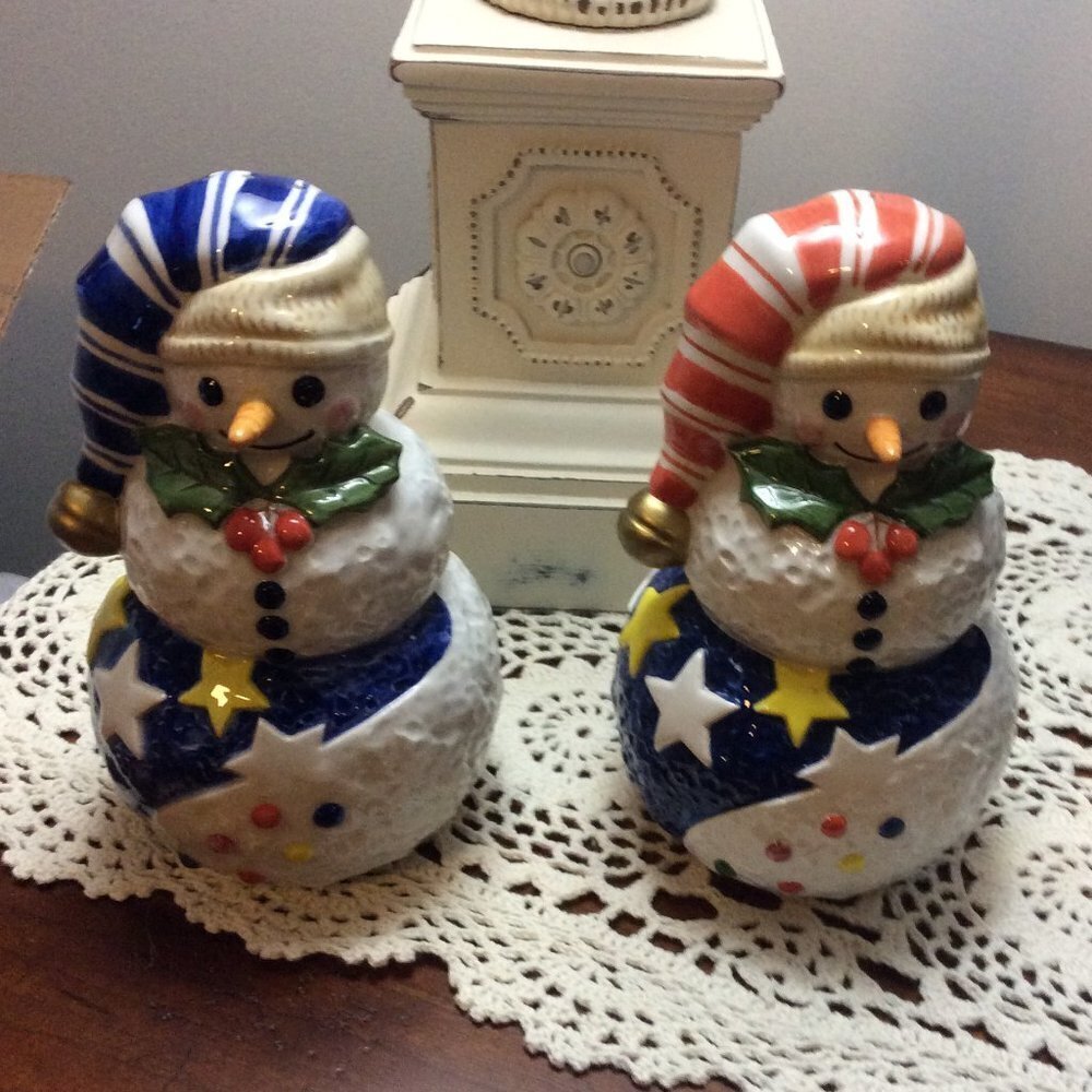 Noritake EPOCH Mr Snowman S&P